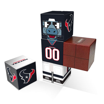 Houston Texans Magnetic Qubees Fidget Building Cubes