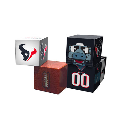 Houston Texans Magnetic Qubees Fidget Building Cubes