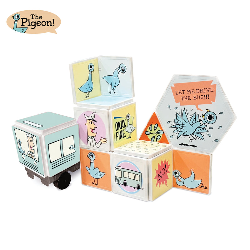 Createon Mo Willems - Don't Let The Pigeon Build The Bus Magnetic Tiles