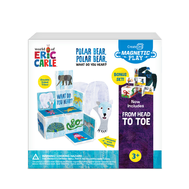 Eric Carle Polar Bear With From Head To Toe Bonus Set 24 Piece