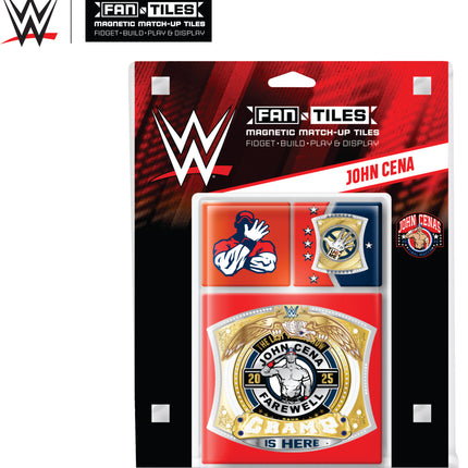WWE John Cena The Last Time Is Now Fan Tiles