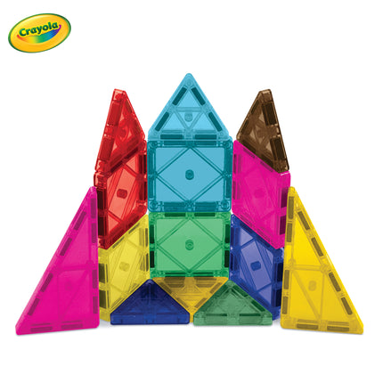 Crayola Retro Colors Mini pip-Tiles 14-Piece Magnetic Building Set