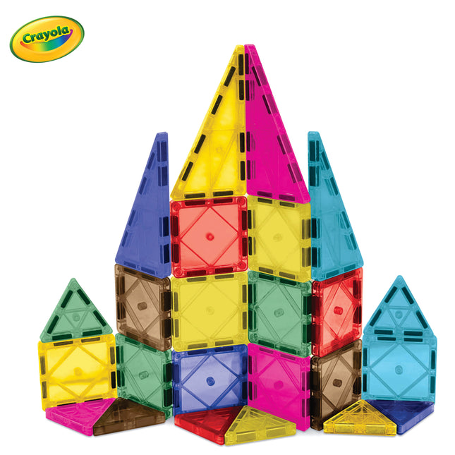 Crayola Retro Pip Magnetic Tiles 24Pc