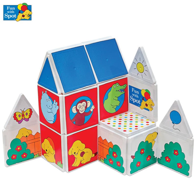 Createon Fun With Spot Magnetic Tile Set 24Pc