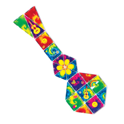 Crayola Tie-Dye Magnetic Tiles 40-Piece Building Set
