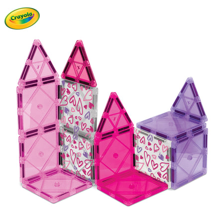 Crayola Valentine’s Day Magnetic Tiles 14-Piece Set