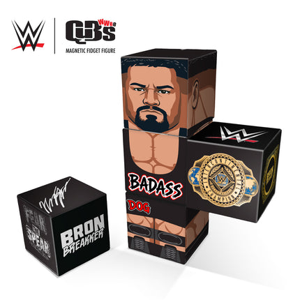 WWE Bron Breakker Qubee Magnetic Fidget Figure