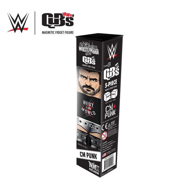 WWE CM Punk – Pipe Bomb Qubee Magnetic Fidget Figure