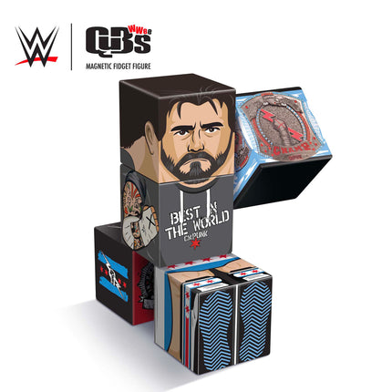 WWE CM Punk Qubee Magnetic Fidget Figure