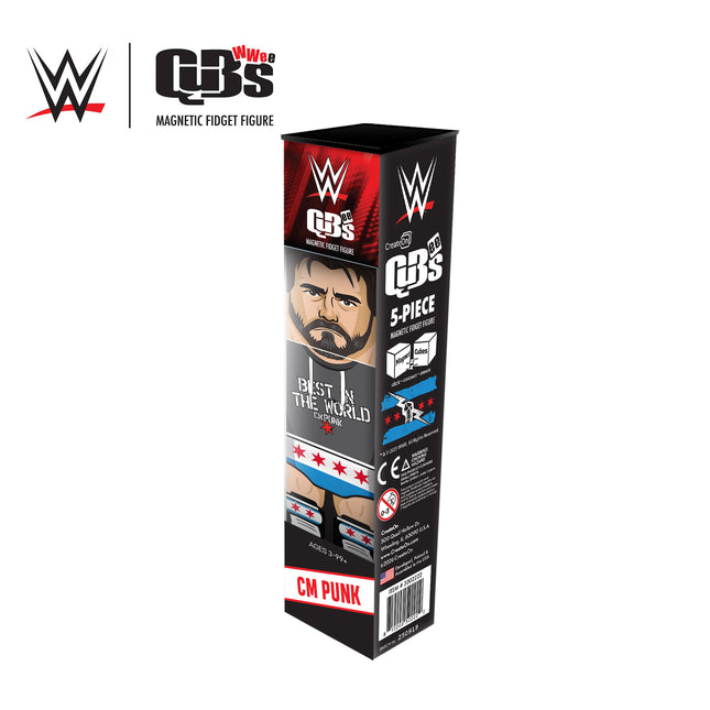WWE CM Punk Qubee Magnetic Fidget Figure