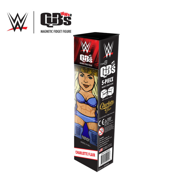 WWE Charolette Flair Qubee Magnetic Fidget Figure