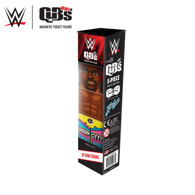WWE Je'Von Evans Qubee Magnetic Fidget Figure