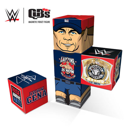 WWE John Cena Magnetic Qubees Fidget Building Cubes - The Last Time Is Now
