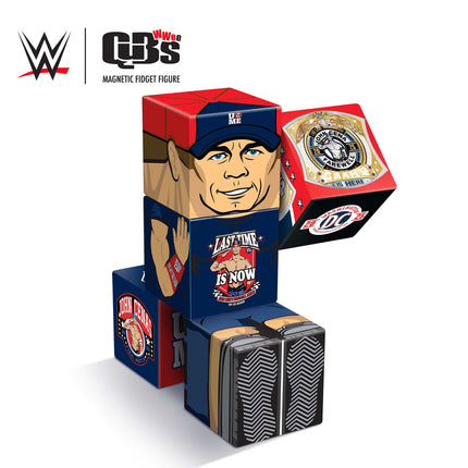 WWE John Cena Magnetic Qubees Fidget Building Cubes - The Last Time Is Now