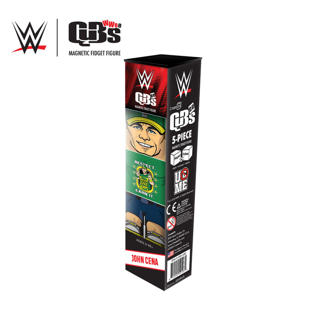 WWE John Cena Magnetic Qubees Fidget Building Cubes  - You Can't See Me