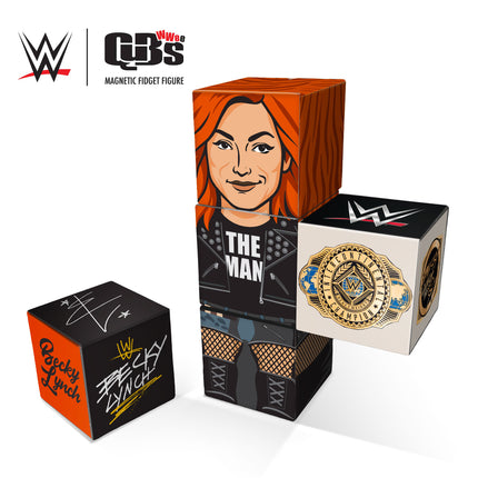 WWE Becky Lynch Qubee Magnetic Fidget Figure
