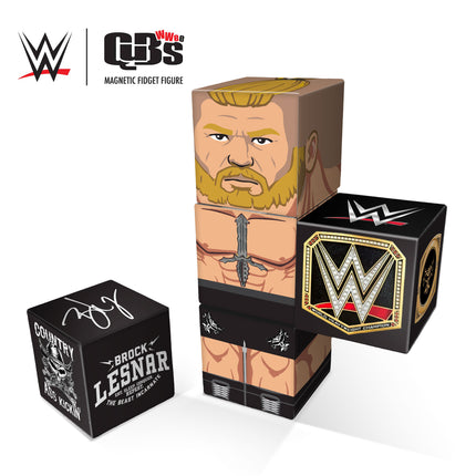 WWE Brock Lesnar Qubee Magnetic Fidget Figure