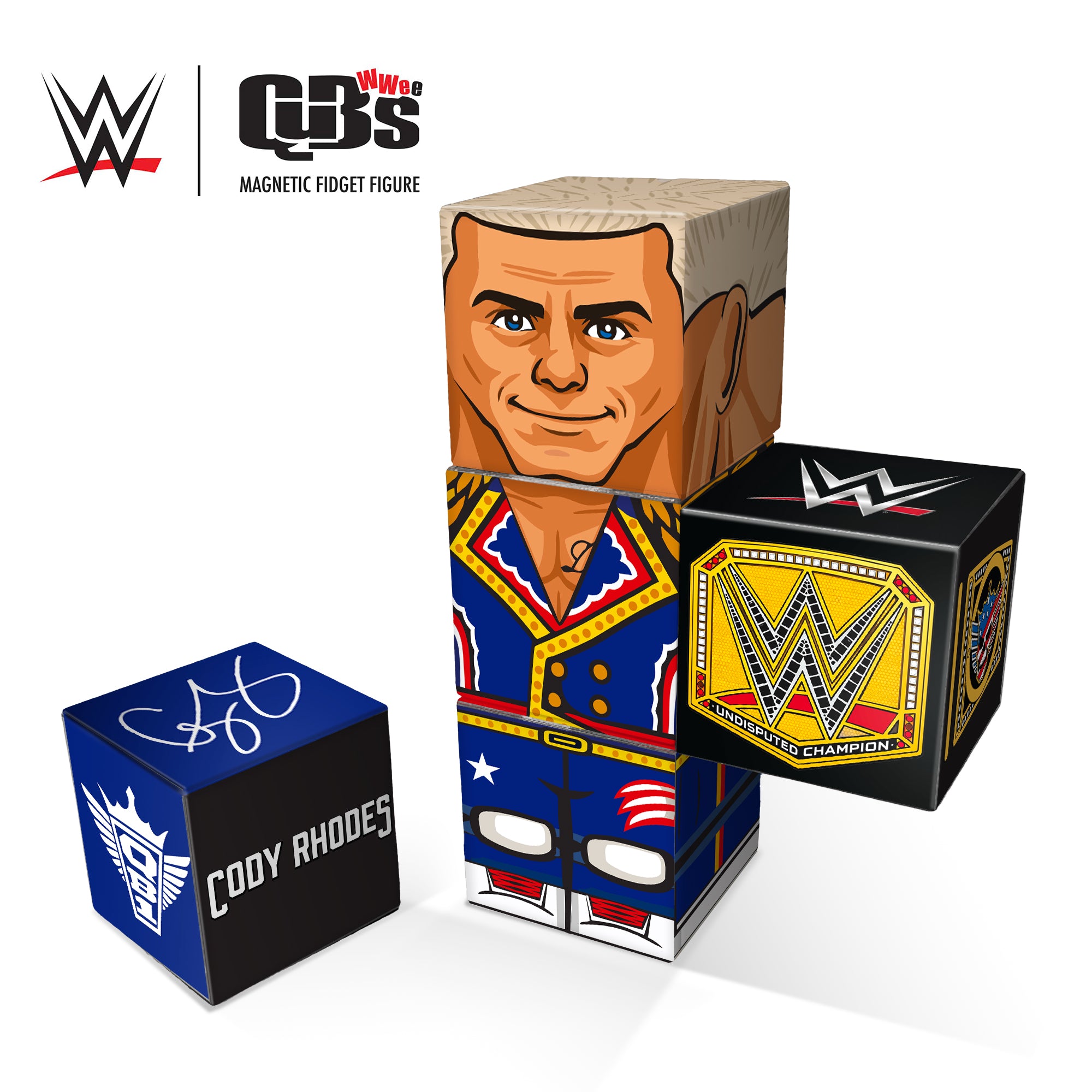 WWE Magnetic Building Collectables – CreateOn