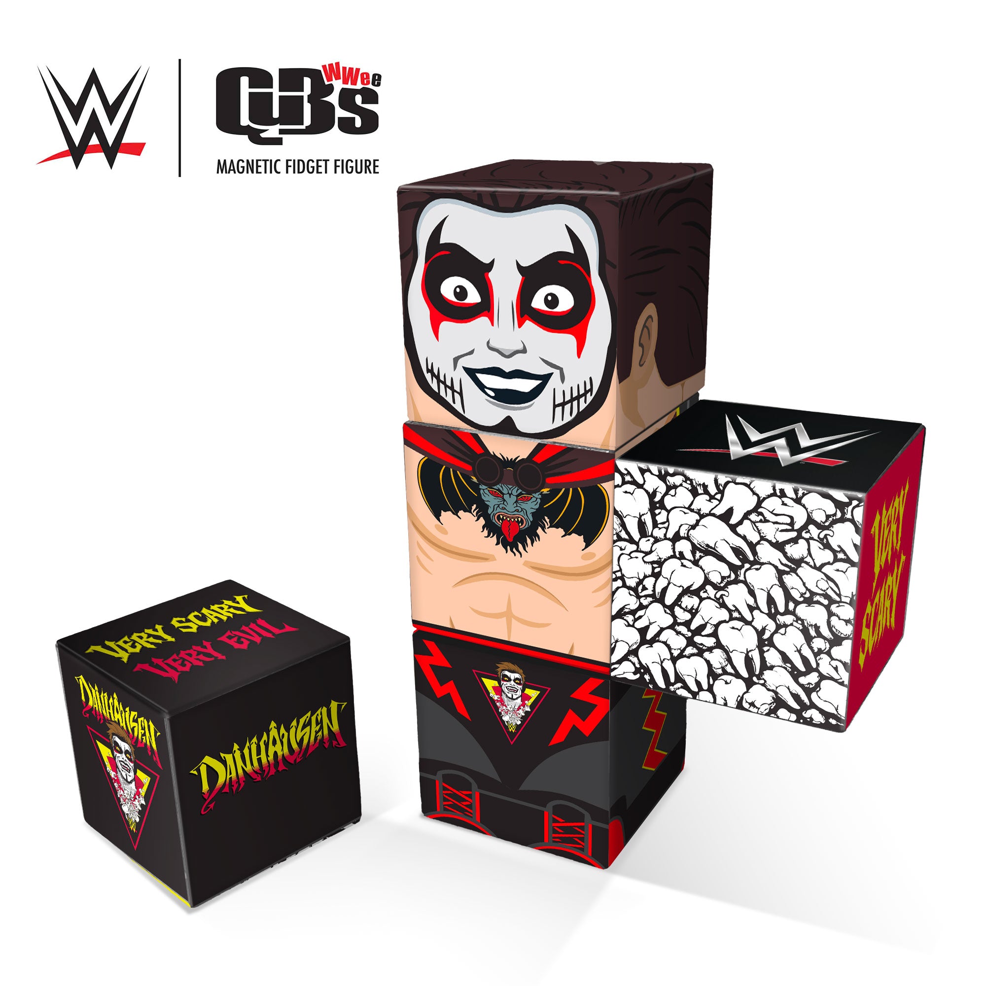 WWE Danhausen Qubees | Magnetic Fidget Figure – CreateOn