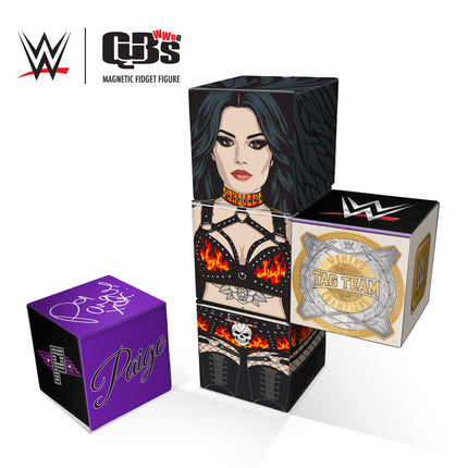 WWE Paige Qubee Magnetic Fidget Figure