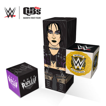 WWE Rhea Ripley Qubee Magnetic Fidget Figure