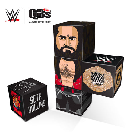WWE Seth Rollins Qubee Magnetic Fidget Figure