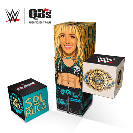 WWE  Sol Ruca Qubee Magnetic Fidget Figure