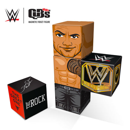 WWE The Rock QuBee Magnetic Fidget Figure