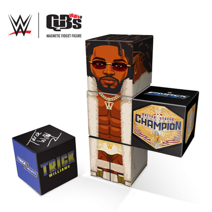 WWE Trick Williams Qubee Magnetic Fidget Figure