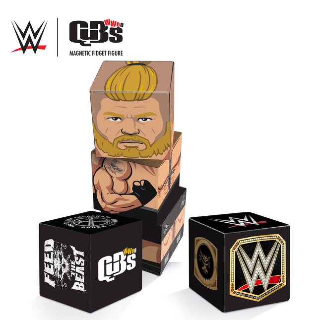 WWE Brock Lesnar Qubee Magnetic Fidget Figure