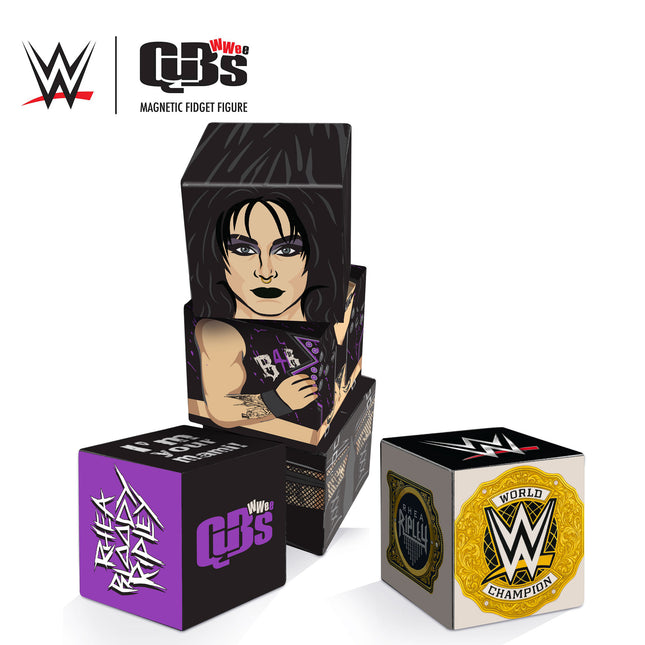 WWE Rhea Ripley Qubee Magnetic Fidget Figure
