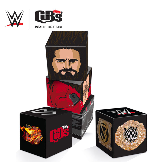 WWE Seth Rollins Qubee Magnetic Fidget Figure