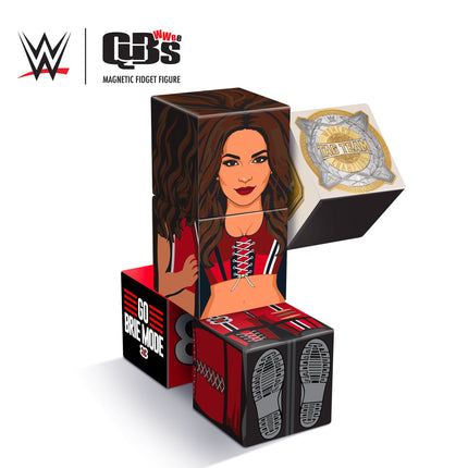 WWE Brie Belle Qubee Magnetic Fidget Figure