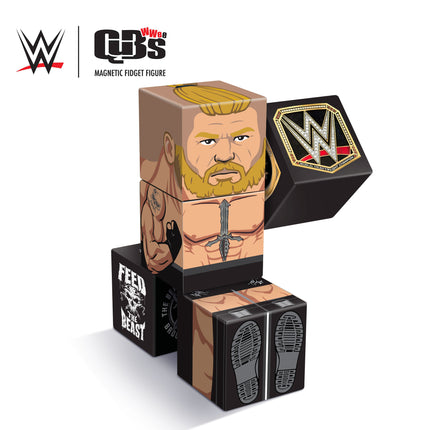 WWE Brock Lesnar Qubee Magnetic Fidget Figure