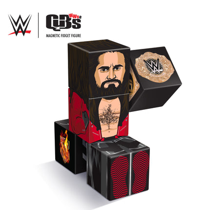 WWE Seth Rollins Qubee Magnetic Fidget Figure