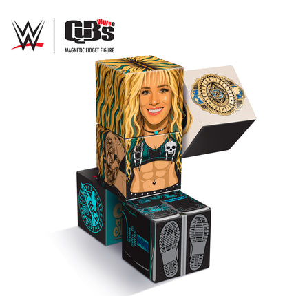 WWE  Sol Ruca Qubee Magnetic Fidget Figure