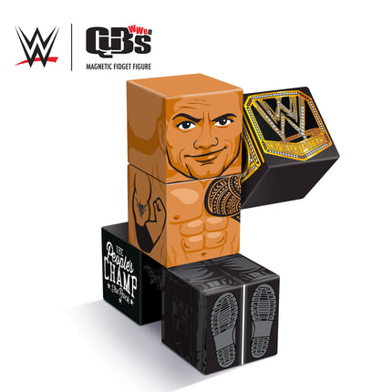 WWE The Rock QuBee Magnetic Fidget Figure