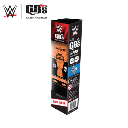 WWE Stone Cold Steve Austin Qubee Magnetic Fidget Figure