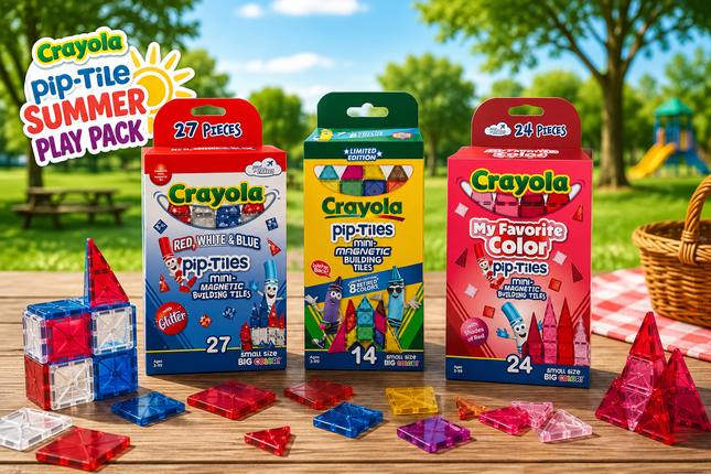 Crayola pip-Tile Summer Fun Bundle     3-sets