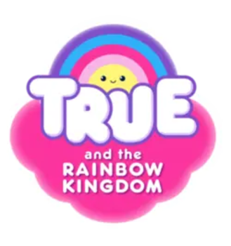 True and the Rainbow Kingdom Logo Medium