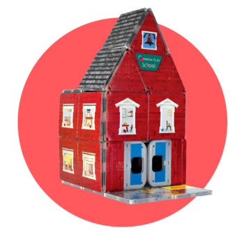 Learn At Home with Magna-Tiles® ABC Schoolhouse