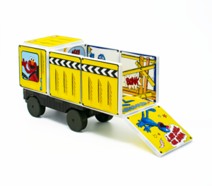 Sesame Street Magnatiles Monster at the End of This Story Truck