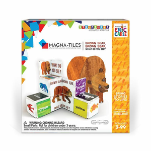 Eric Carle Magna-Tile Structure Set Brown Bear Brown Bear What Do You See Box