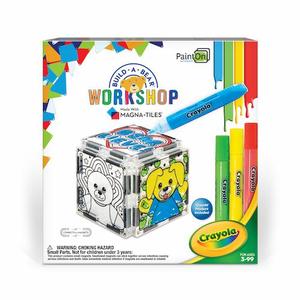 Build a Bear Workshop + Crayola Paint On Magnatile Structure Set Box