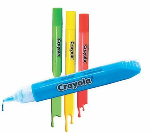 Crayola Paint Set of 4: BLue, Green, Yellow, Red