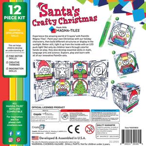 Dr. Seuss Santa's Crafty Christmas 12 Piece Magnatiles Set