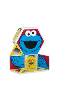 Sesame Street Cookie Monster And Oscar the Grouch Magnatile Set