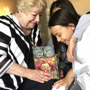 Grandma Holding Love for Grandma Luminary Magna Tiles