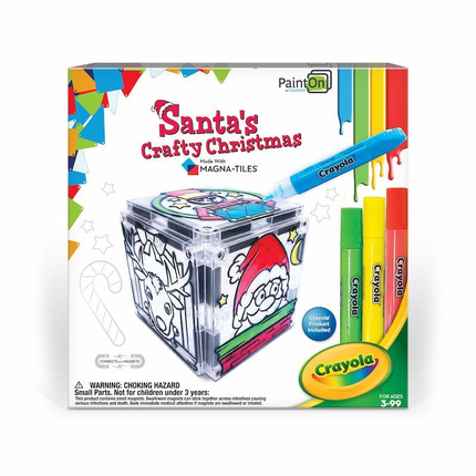 Crayola Santa's Crafty Christmas Magna-Tile Structure Set
