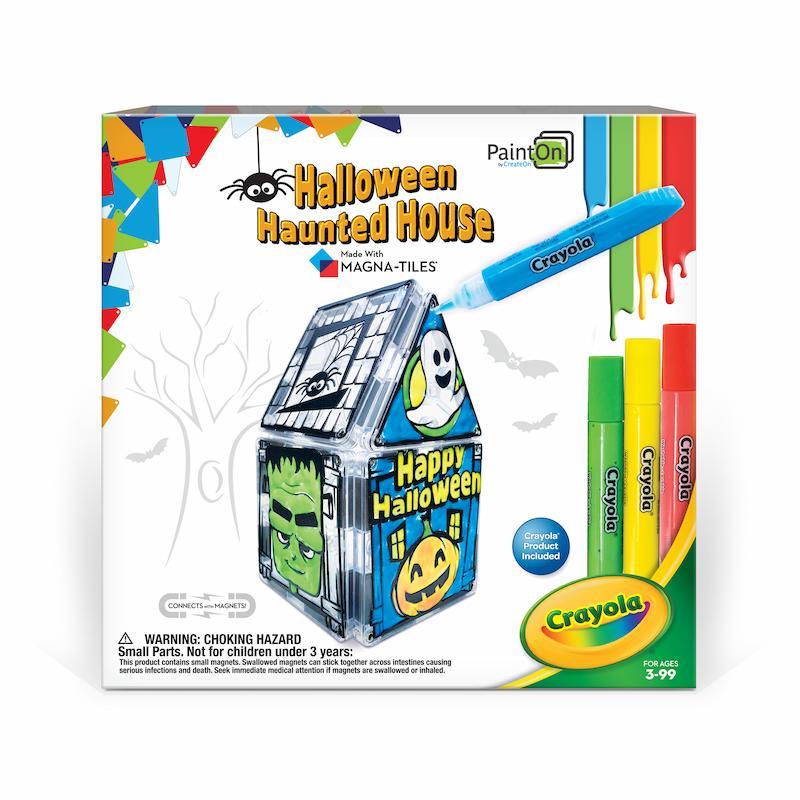 Halloween Haunted House PaintOn Magna Tiles CreateOn